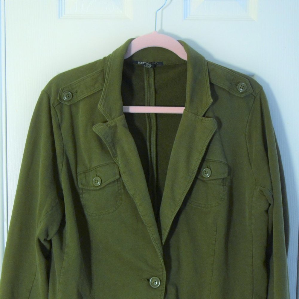 Lucky Brand Army Green Utility Jacket